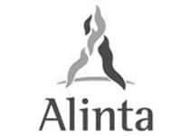 The logo for alinta.