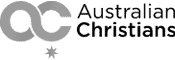 Logo for the Australian Christians political party, featuring the letters AC and a seven-pointed star.