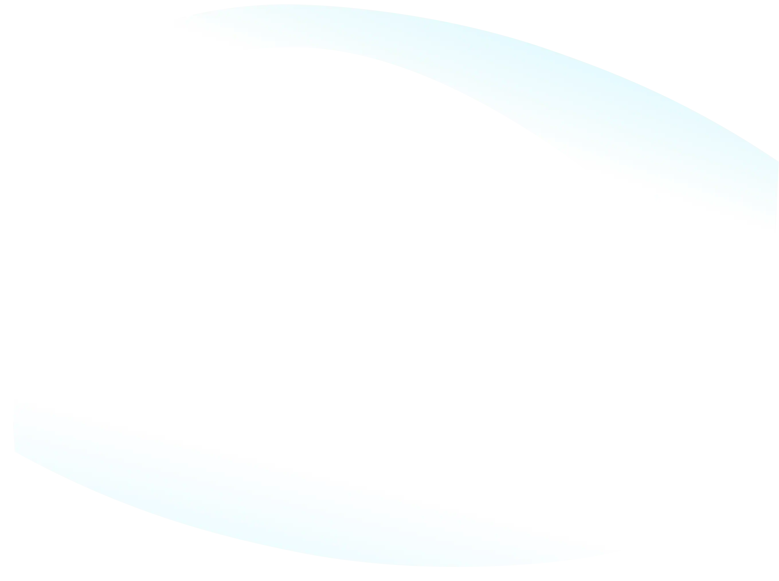 Abstract white curved shapes against a light gray background.